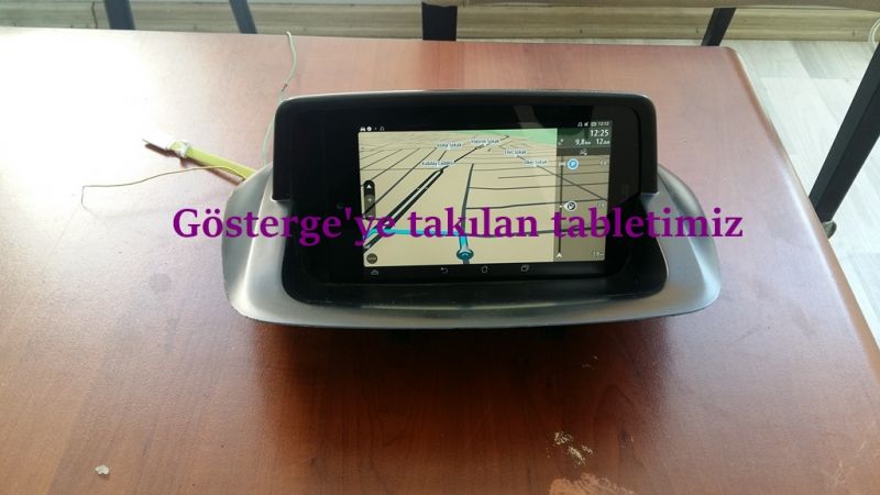 Megan 3 Fluence Navigasyonlu Tablet Uygulaması